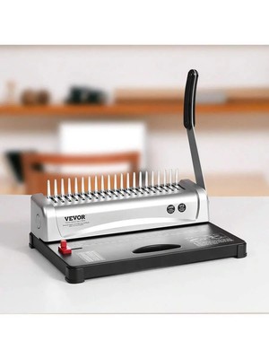 Binding Machine, Comb Binding Machine 21-Holes Binding 450 Sheets, Book