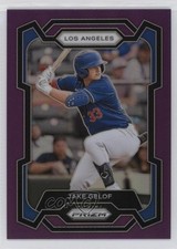 2024 Panini Prizm Purple Prizm 84/99 Jake Gelof #41 19l7