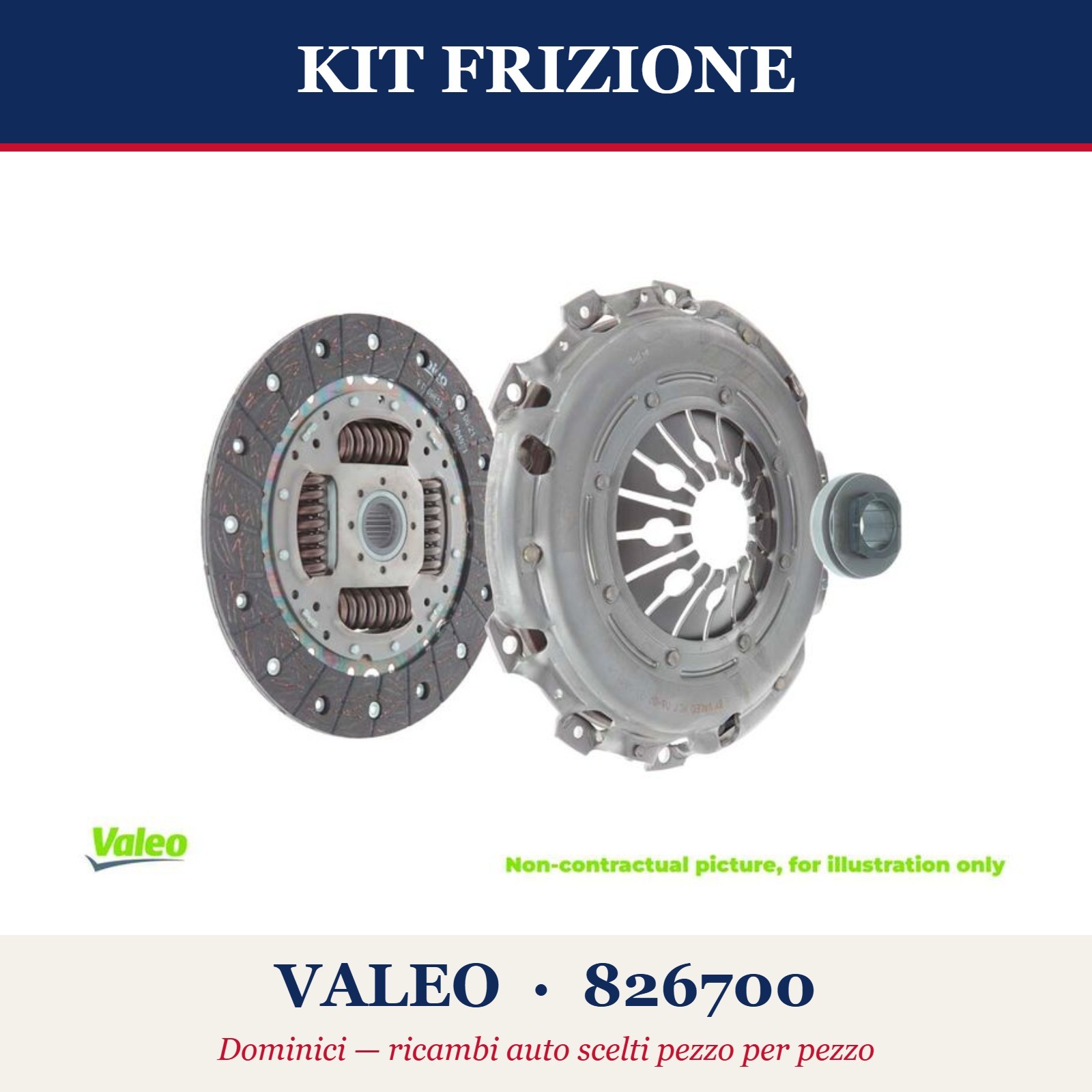 Valeo Kit Frizione 826700 - Immagine 3