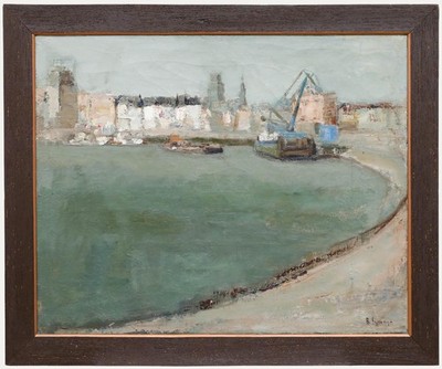 Beer Suringh (1906-1982) - Gerahmtes Ölgemälde Mitte Des 20. Jahrhunderts, Ma...