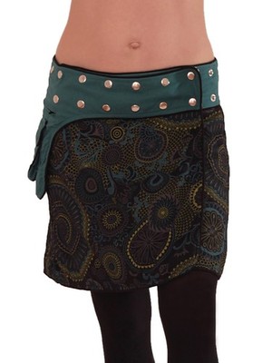 Wickelrock aus Baumwolle, Einheitsgröße, Rock Urlaub Sommer skirt Modell Nr. 100