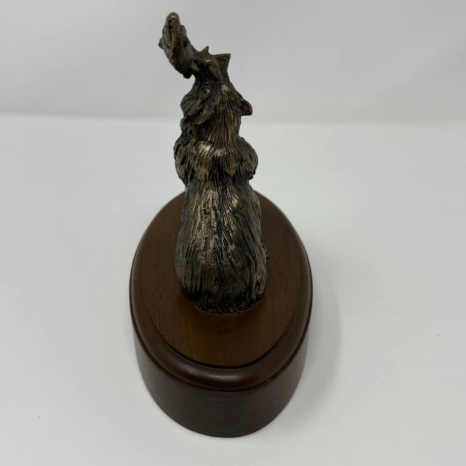 Escultura de oso vintage Wally Shoop bronce “Rey Kodiak” #227/500 con certificado de autenticidad original Foto 4 de 4