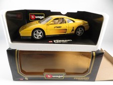 1:18 Bburago 3039 Ferrari 348tb 1989 gelb GITANES Sondermodell