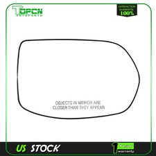 Chrome Door View Mirror Glass Heated Clear For 2007-11 HONDA CR-V Right Side