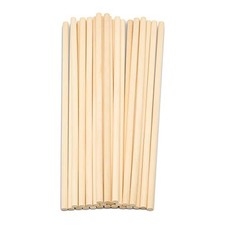 Dowel Rods Wood Sticks Wooden Dowel Rods - 1/4 x 12 Inch 1/4" x 12" Dowels 25