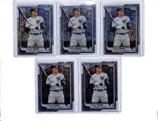 (5) Lot 2024 Bowman Chrome Aaron Judge Mega Refractor #7 Yankees