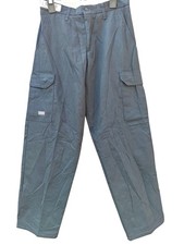 Soft Twill by UniFirst Cargo  Men's 28 X 29 Navy Straight Leg Uniform Vintage