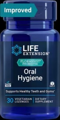 TAKE OFF $17 NOW! FOUR PACK Life Extension FLORASSIST Oral Hygiene lozenges
