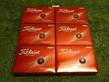 Titleist TruFeel White Golf Balls 6 Dozen No Logos New