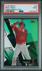 2018 Finest #50 Mike Trout Green Refractor PSA 9 #/99