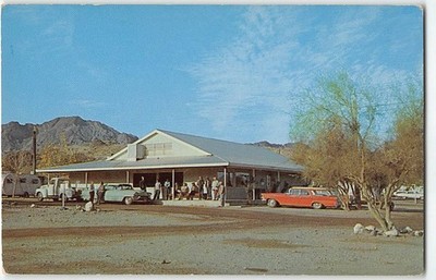 Store Restaurant BLACK MEADOWS LANDING Parker Dam, CA Lake Havasu 1960s Postcard