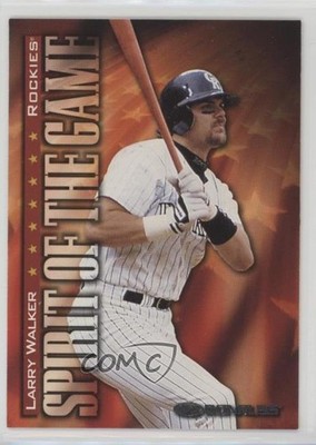 1998 Donruss Spirit of the Game Larry Walker #390 HOF 0s5