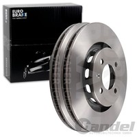 2X Eurobrake Bremsscheiben 280Mm BelÜFtet Vorne Passend FÜR Seat Cordoba Ibiza