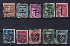 U180) 1944 WW2 Occ German Reich Occupation Francaise  10x print is fake
