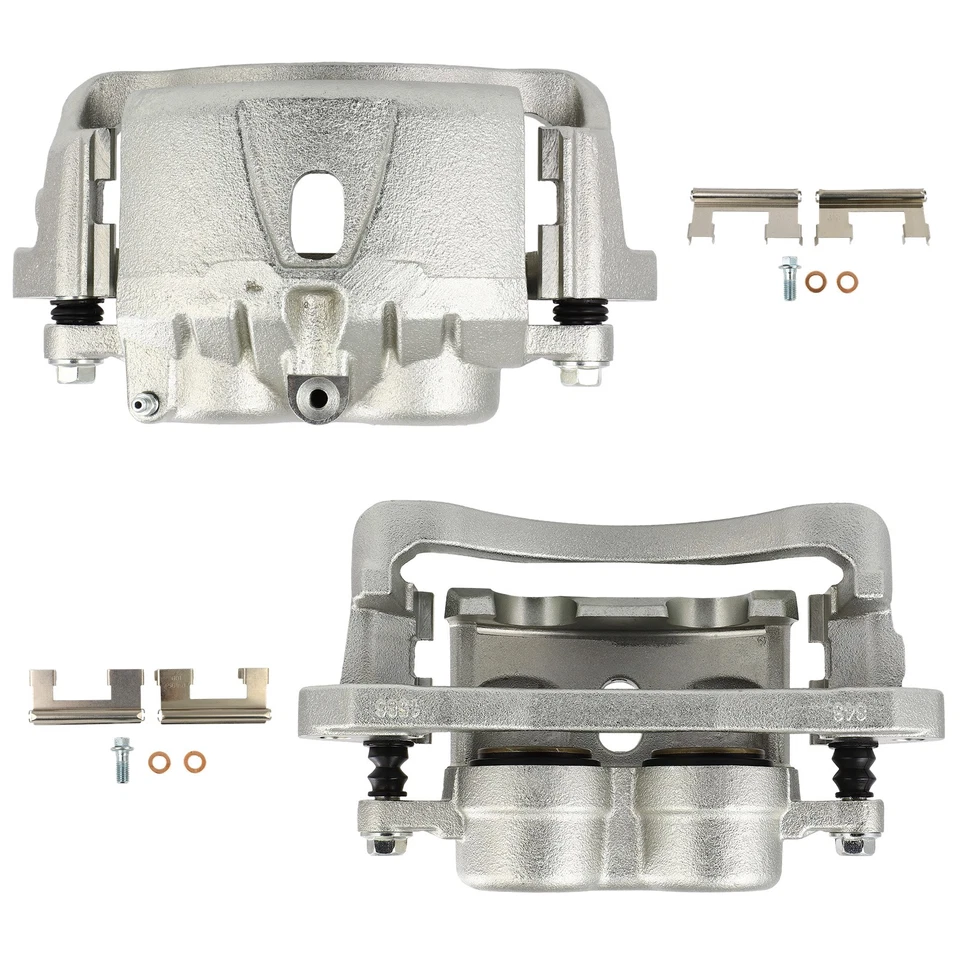 后制动卡钳 2 件套全新适用于 2001 - 2006 年 GMC Sierra 3500 18B4814 18B4815 — 第 2/4 张图片