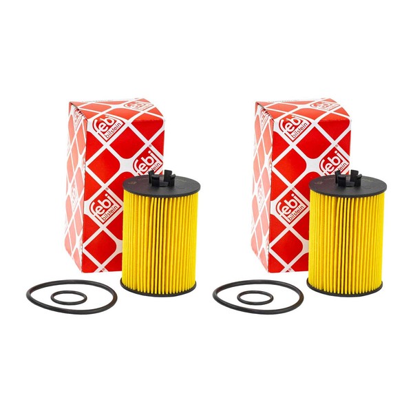 ÖLfilter Motor ÖL Filter Febi Set 2 StüCk 109120 FüR Mercedes B-Klasse A-Klasse-image