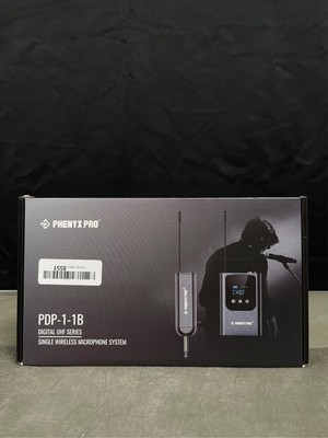 Phenyx Pro Single Digital Wireless Microphone System, w/Mini Receiver, Bodypac 2