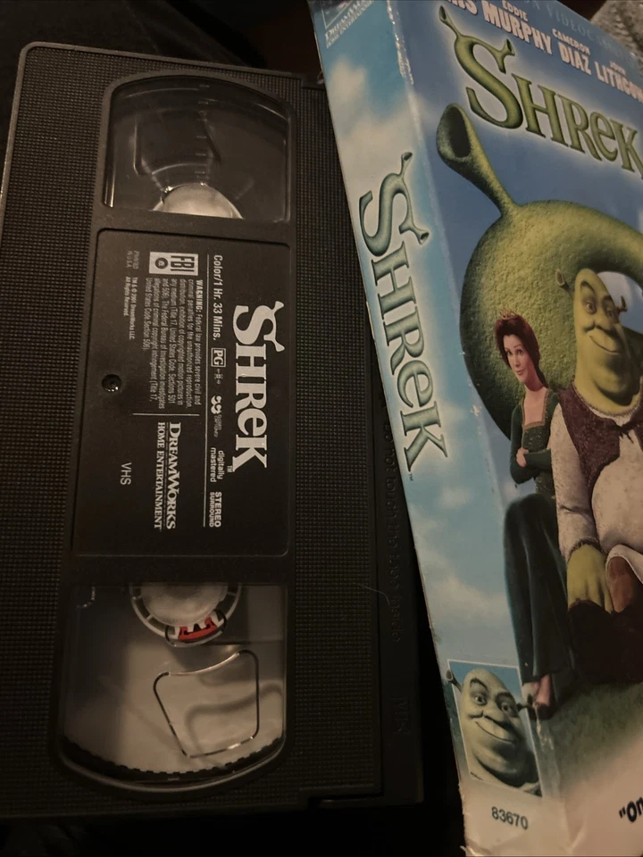 Shrek VHS 2001 Big Box Special Edition Videocassette Dreamworks - Image 2 of 2