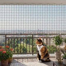 Cat Balcony Netting, 10x26 FT Durable Anti-Fall Safety Net for Cats