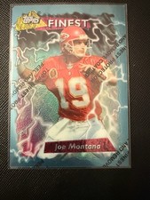 1995 Topps Finest Joe Montana #90 Chiefs Card