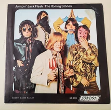 Rolling Stones JUMPIN' JACK FLASH (ROCK 45/PS) #908 PLAYS VG++ NO NOISE