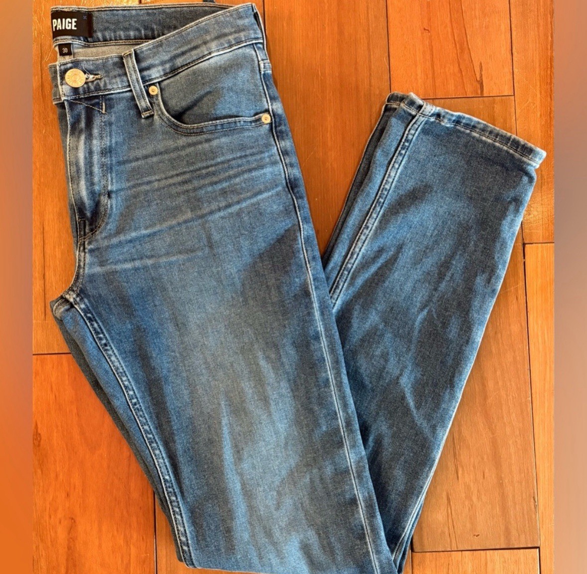 Paige Lennox Straight Leg Slim Women’s Jeans 30W Stretch