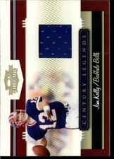 2007 DONRUSS THREADS CENTURY LEGENDS MATERIALS PRIME #6 JIM KELLY 07/25 BILLS