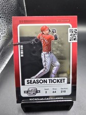 2021 Panini Contenders Season Ticket #86 Nick Castellanos - Cincinnati Reds