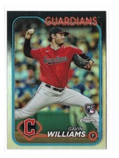 2024 Topps Chrome - Gavin Williams #15 Refractor (RC)