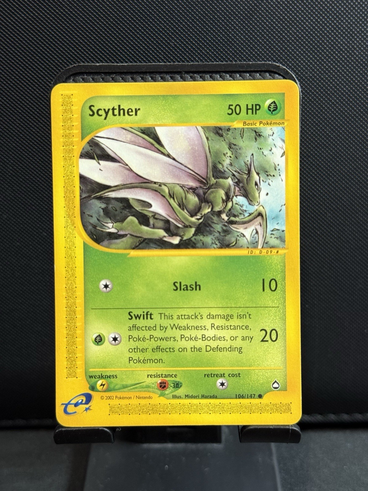 SCYTHER - 106/147 - Aquapolis - Common - Pokemon Card - NM
