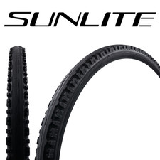 Sunlite Kross Plus 26 x 1.95 Semi Slick Folding Bike Tire Black
