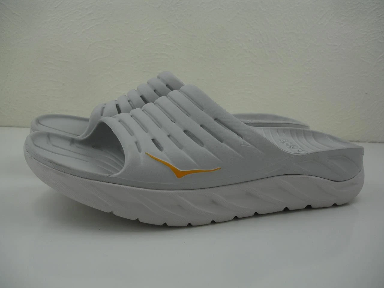 Sandali sportivi Hoka One One Ora da recupero slide slip on grigio ciabatte uomo taglia 14 M