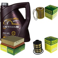 Mann Inspektionspaket 5L Mannol Extreme 5W-40 FüR Suzuki SX4 1.9 Ddis 4X4 Fiat
