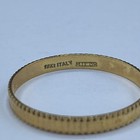 Milor 18k Gold Grooved 2.5mm Band Size 9.5 Ring 1.1g — photo 5