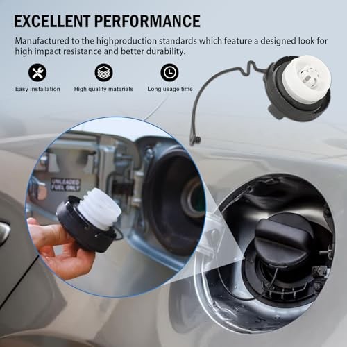 BNYF-42-250 Fuel Tank Gas Cap Compatible with Mazda 3 2004-2009, Mazda 5 2006  - Picture 6 of 8