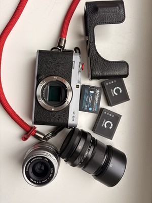 Fujifilm X-E4 Spiegellose Systemkamera, Silber