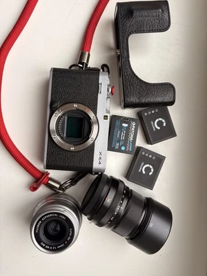 Fujifilm X-E4 Spiegellose Systemkamera, Silber - Bild 1 von 4