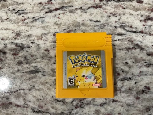 1999 Pokemon Yellow Version: Special Pikachu Edition GameBoy AUTHENTIC - Vintage