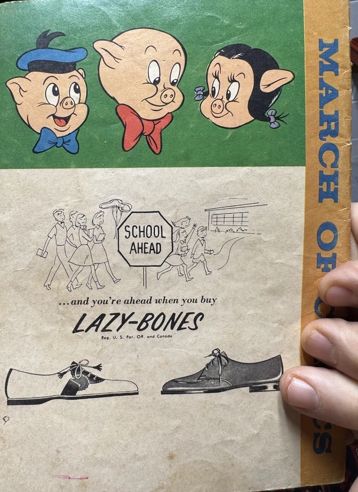 Antigo March Of Comics #209 Porky Pig Giveaway Promo Looney Tunes 1960 Lazy Bones - Imagem 2 de 3