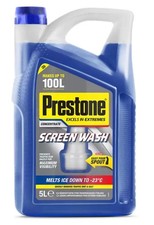 Prestone Screenwash 5L Concentrate All Seasons Screen Wash Spout Cars & Vans 3.12 per litre