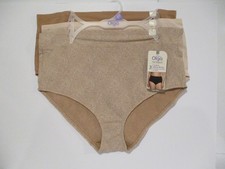 Olga by Warners Women's brief cotton blend panties 3 Pair Plus size 2X