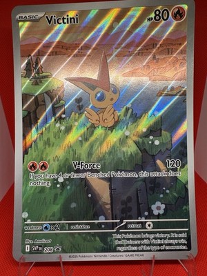 2025 Victini Jumbo Promo Card MINT NEW SVP-EN #208 Black Star Promo ENG