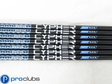 7pc NEW PROJECT X CYPHER BLUE SIXTY 60 6.0 STIFF FLEX GRAPHITE IRON SHAFTS .370