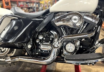 Speedster 1-3/4 inch 2 into 1 Exhaust Header Set Chrome fits Harley Davidson