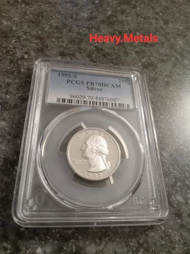 Photo of a 1992-S Washington Silver Proof Quarter from an eBay listing that sold on Jul 14, 2026
