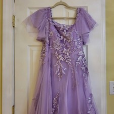 Purple Prom Dress Custom Made 4/6