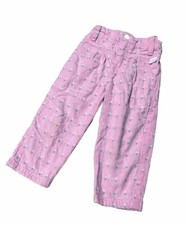 Vintage Liberty Girls 2T Pink Floral All Over Embroidered Roses Jeans