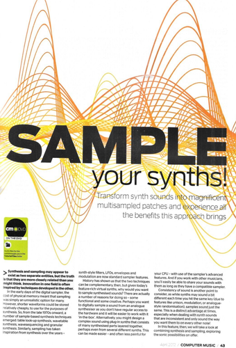 Computer Music Magazine Hip-Hop Kissy Sell Out Sample Synths Drum Tracks 2012 - Imagen 8 de 12