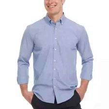 Chaps Men's Regular Fit Button-Down Dress Shirt | E52