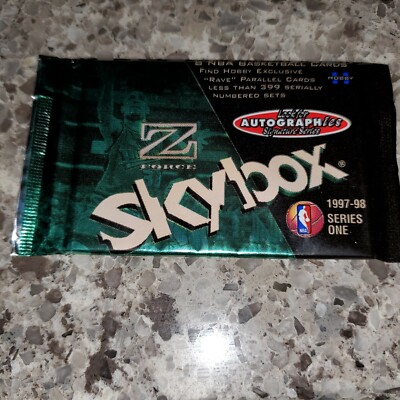 1997-98 SKYBOX  Z FORCE  BASKETBALL CARD PACK KOBE-JORDAN RAVE- BOSS INSERTS ?